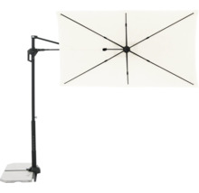 Freiarmschirm mit Ständer und Schirmdach
