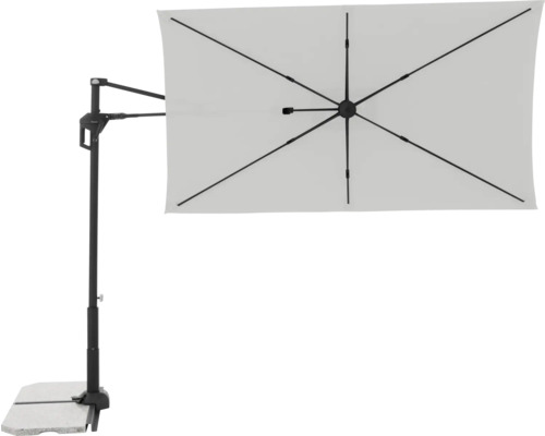 Freiarm-Sonnenschirm mit Ständer