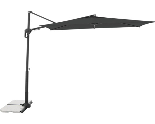 Freiarm-Sonnenschirm mit Schirmständer für den Außenbereich