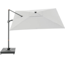 Freiarmschirm mit stabilem Standfuß für den Außenbereich