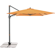 Freiarm-Sonnenschirm mit Ständer