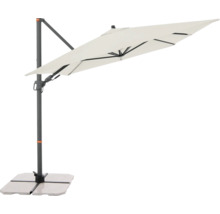 Freiarm-Sonnenschirm mit Sockel für den Außenbereich