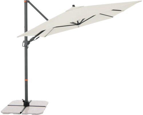 Freiarm-Sonnenschirm mit Sockel für den Außenbereich