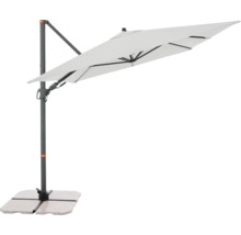 Freiarm-Sonnenschirm mit Sockel für den Außenbereich
