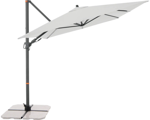 Freiarm-Sonnenschirm mit Sockel für den Außenbereich