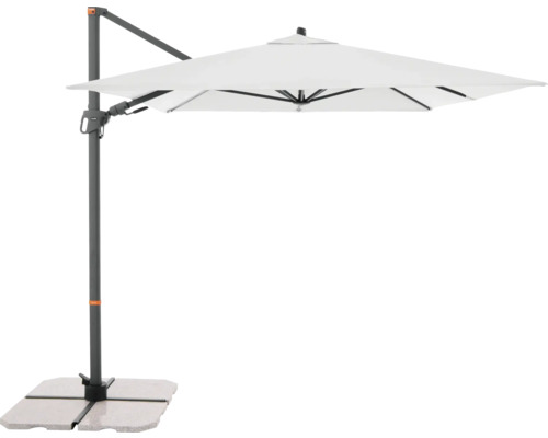 Freiarm-Sonnenschirm mit Fuß