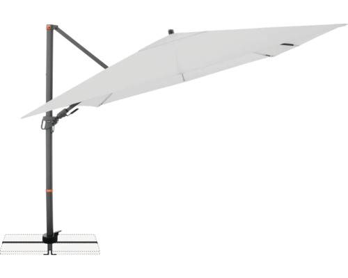 Freiarm-Sonnenschirm mit Standfuß