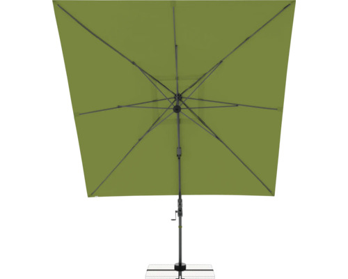Quadratischer Gartenschirm mit Ständer