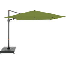 Freiarmschirm mit Schirmständer auf Rädern