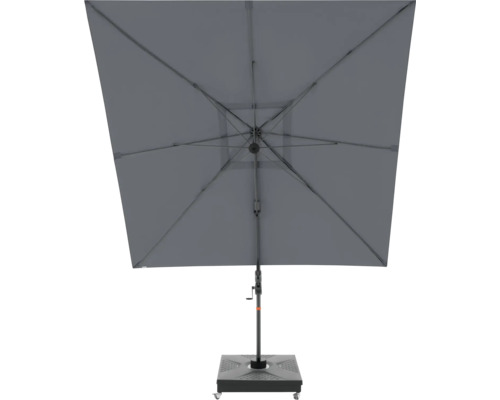 Quadratischer Sonnenschirm mit Ständer