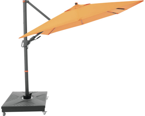 Freiarm-Sonnenschirm mit Sockel für den Außenbereich
