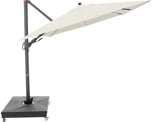 Freiarmschirm mit Standfuß