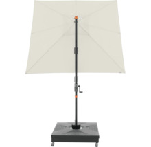 Quadratischer Gartenschirm mit Standfuß