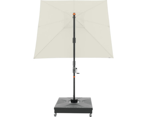 Quadratischer Gartenschirm mit Standfuß