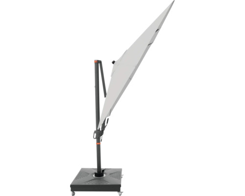 Freiarm-Sonnenschirm mit Sockel für den Außenbereich