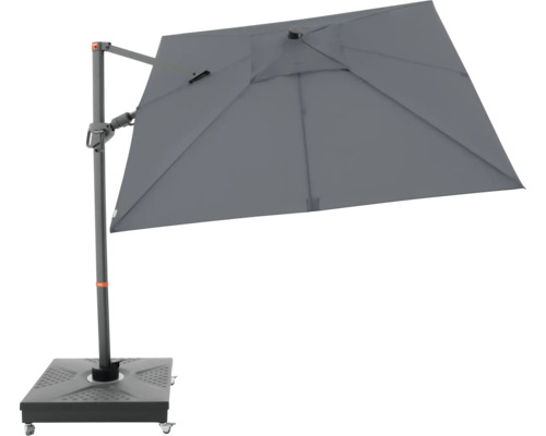 Freiarm-Sonnenschirm mit stabilem Standfuß