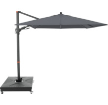Freiarm-Sonnenschirm mit Fuß
