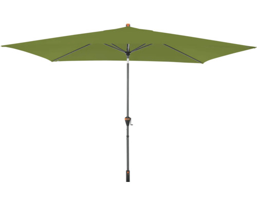 Quadratischer Sonnenschirm mit Kurbelmechanismus