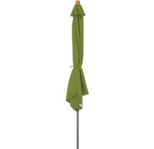 Geschlossener Gartenschirm mit Stoffbezug