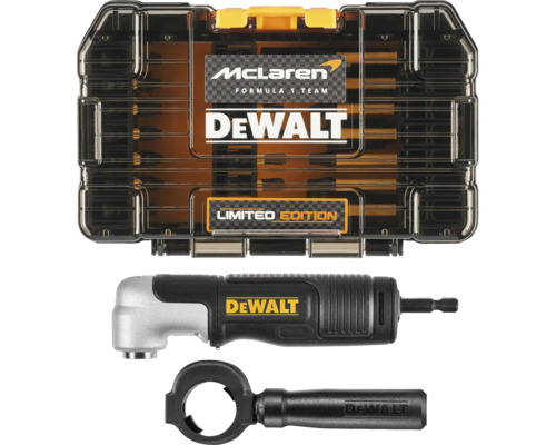 DeWalt McLaren Formel 1 Team Winkelschrauber mit Bit-Set in Aufbewahrungsbox
