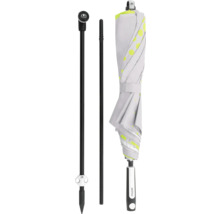 Doppler Sonnenschirm mit Erdspieß und Transportrohr