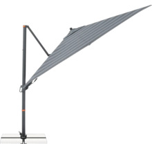 Freiarmschirm mit Streifenmuster