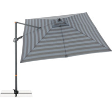 Freiarmschirm mit Streifenmuster