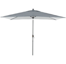 Rechteckiger Sonnenschirm mit Streifenmuster