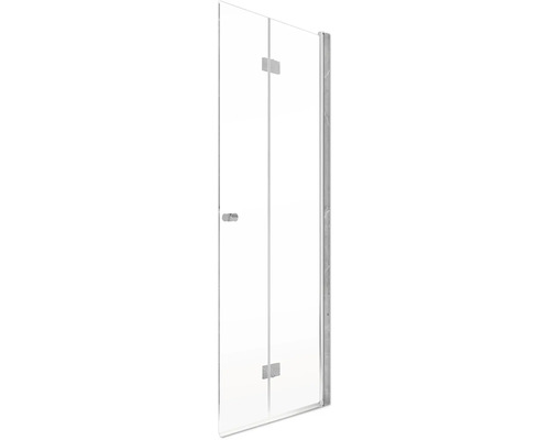 Duschabtrennung mit Drehtür aus Glas