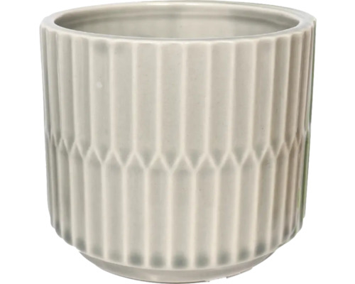 Blumentopf Keramik Ø 7 cm 7 x 7 x 7 cm grau
