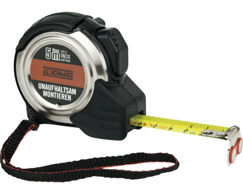 J.C. Schwarz Rollbandmaß mit 5 Meter Länge