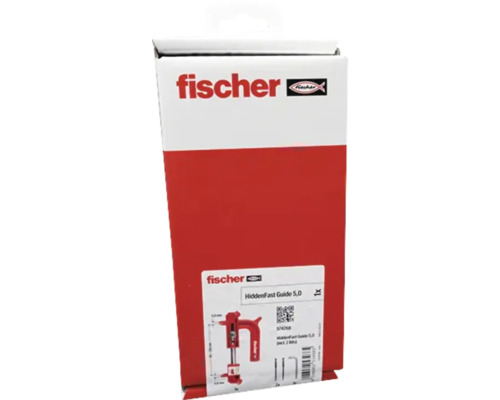 Setzhilfe Fischer Befestigungssysteme HiddenFast 5 mm, für Terrassenschrauben (inkl. 2 Bits)