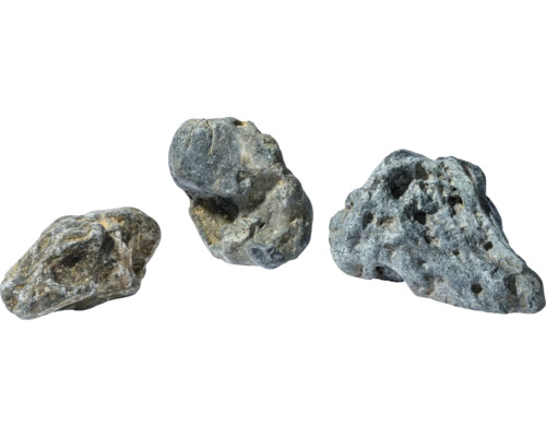 Drei poröse Lavasteine für Aquariendekoration