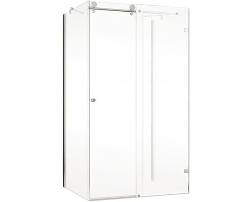 Duschkabine mit Schiebetür aus Glas