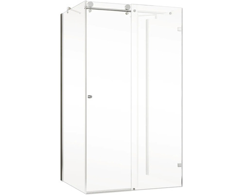 Duschkabine mit Schiebetür aus Glas