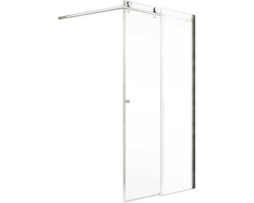 Duschtür mit Schiebetürfunktion