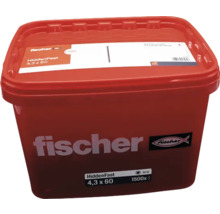 Fischer HiddenFast Schrauben 4,3 x 60 Millimeter, 1500 Stück in einer Box