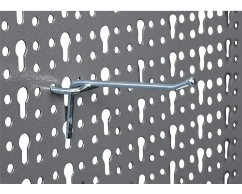 Lochwand mit Werkzeughalter