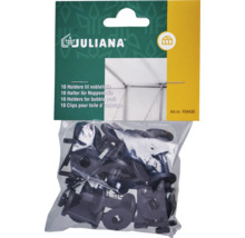 Juliana Logo, Verpackung mit zehn Haltern für Noppenfolie