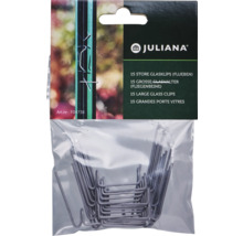 Verpackung mit 15 Juliana Glasklips zur Befestigung von Glasplatten in Gewächshäusern