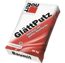 Sack Baumit GlättPutz Gips-Putz mit glatter Oberfläche, 40 kg