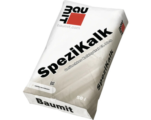 Sack Spezialkalk gelöschter Kalkhydrat CL 90-S von Baumit mit 50 Liter Volumen