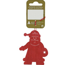 Dekorativer Weihnachtsmann aus Holz, einseitig
