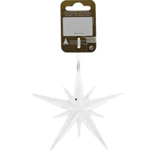 Weihnachtsbaumschmuck in Sternform mit Verpackung