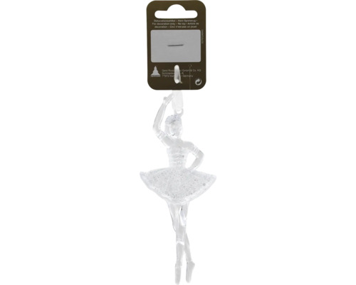 Dekorative Ballettfigur als Christbaumschmuck