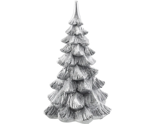 Weihnachtsdeko Tannenbaum silber Dekorative, silberfarbene Weihnachtsbaumfigur