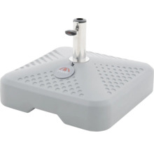 Quadratischer Schirmständer mit Stahlrohr