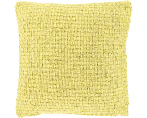 Dekokissen Unique Living Karli gelb 45x45 cm
