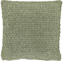 Quadratisches Kissen mit gewebter Textur