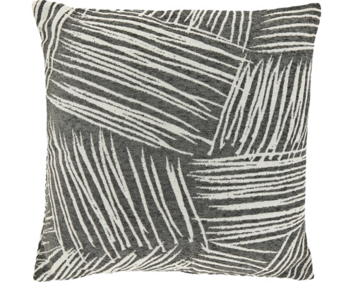 Dekokissen Unique Living Perla dunkelgrau 45x45 cm